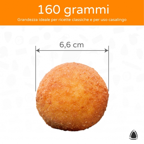 Arancinotto Slim Stampo Rotondo per arancini da 160 gr