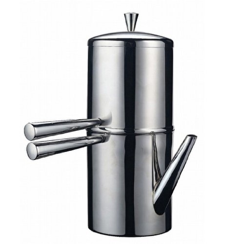 Stainless steel 18/10 Neapolitan Coffee maker 1-2 Cups Ilsa