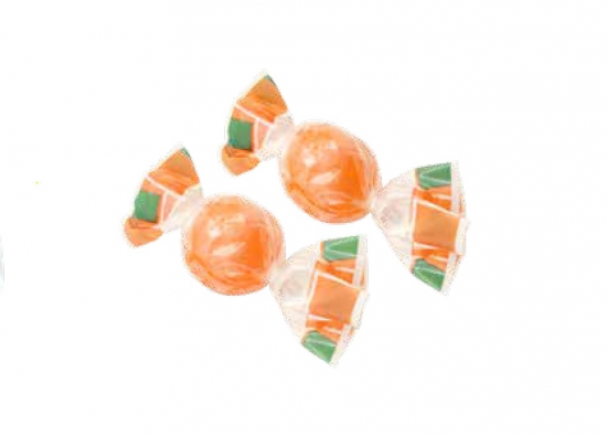 Orange Flavored Hard Candies Orange Balls 300 gr Perle di Sole