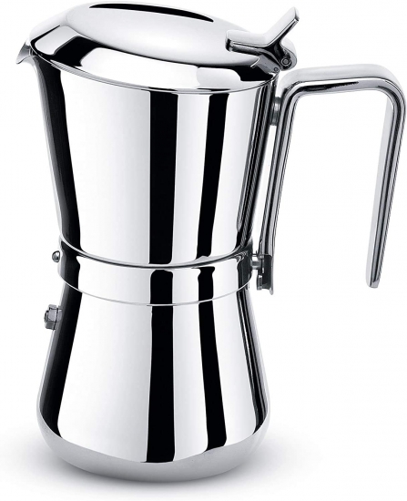 Ilsa - Aluminium Neapolitan Coffee Maker 6 cups - Made in Italy